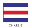 Bandera Náutica Charlie