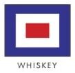 Bandera Náutica Whiskey